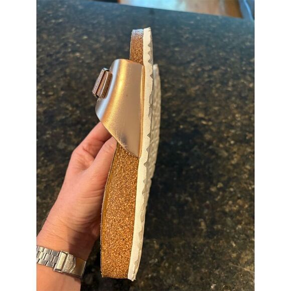 Birkenstock Madrid Women's Sandals Rose Gold Size 6 EU 37 Slip-On Casual - Picture 8 of 12